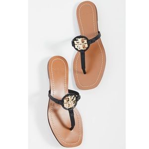 ✨Tory Burch✨mini Miller leather thong sandals.. used only once too big on me..